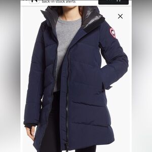 Canada Goose Merritt Down Parka in Navy NWT, XS 100% AUTHENTIC